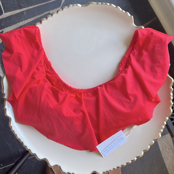 Trina Turk Monaco Ruffle Bandeau Top - Picture 2 of 5